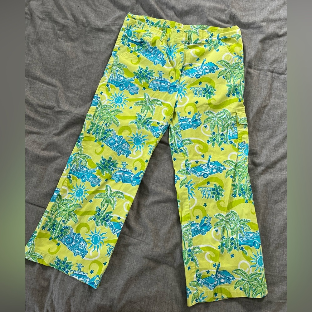 Tropical Print Kids Pants